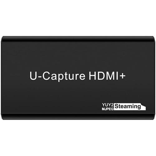 Carte De Capture Vidéo Carte De Capture De Jeux Hdmi Vers Usb3.0 Enregistreur Audio-Vidéo Streaming En Direct Sortie En Boucle 1080p Pour Pc/Ps4/Dvd/Caméra/Switch/Hdtv/Monitor