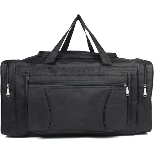 Sac De Sport De Voyage, Imperméable Grande Capacité Multi-Poches en Tissu Oxford Sac De Voyage Pliable Sac De Sport pour Sport Voyage Hommes Femmes(S-Noir)