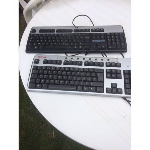 CLAVIER AZERTY COMPACQ LR 114370 + CLAVIER AZERTY HP SK 2880