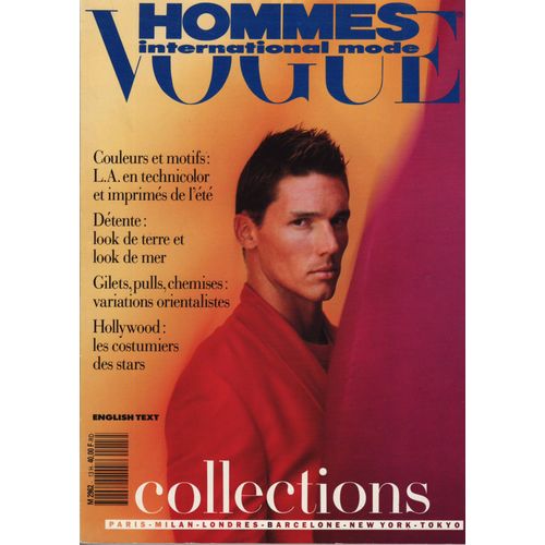 Vogue Hommes International / 04-1991 N°13 : Gianni Versace / Cameron By Herb Ritts (4p)