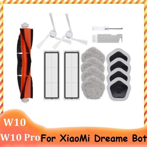 Balai avec filtre HEPA et support pour aspirateur Robot Xiaomi Dreame Bot W10 & W10 Pro, remplacement B, 15 pièces