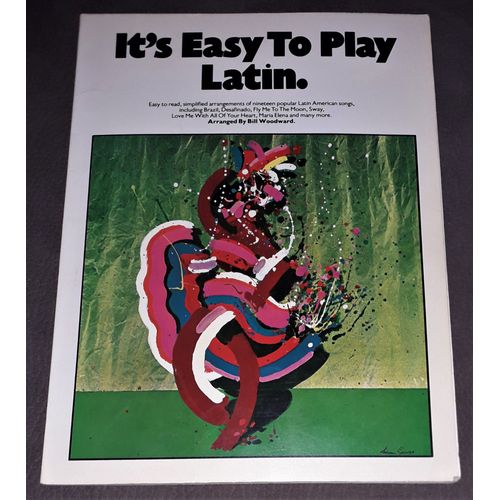 Livre De Partition "It's Easy To Play Latin / C'est Facile De Jouer Latino"