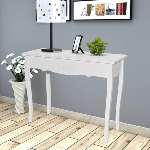 Table De Console Et Coiffeuse Blanc