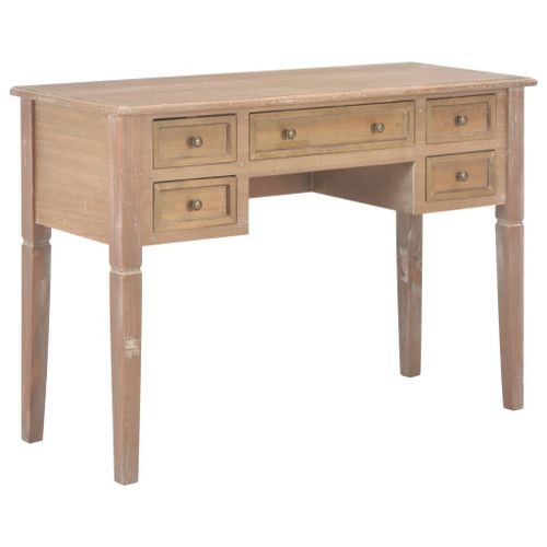 Bureau Marron 109,5 X 45 X 77,5 Cm Bois