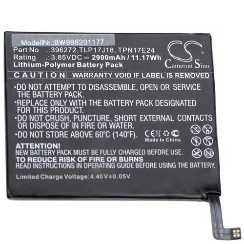 Vhbw Batterie Compatible Avec Wiko Upulse, Upulse Lite, View Prime Smartphone (2900mah, 3,85v, Li-Polymère)