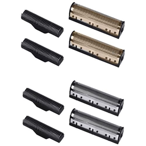 Lame de tondeuse pour Kemei Km-1102, 2 jeux de pièces de rasoir électrique, argent et or