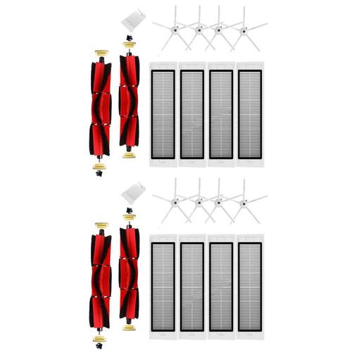 Pièces d'aspirateur pour Xiaomi Roborock S5 Max S50 S51 S55 S6 S6, accessoires purs, pièces avec filtre HEPA, brosses latérales principales, 22 pièces