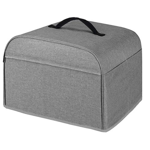 Couvercle de grille-pain de cuisine gris clair, couvercle de friteuse à Air, couvercle de poussière de grille-pain avec poches pour gril Ninja Foodi
