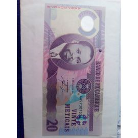Billet 20 Meticais Mozambique