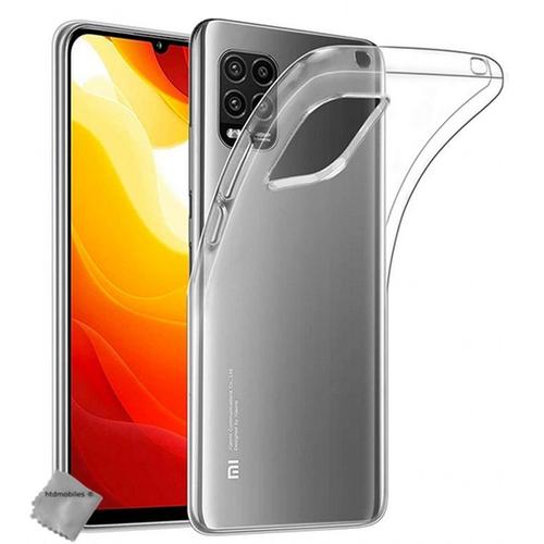 Housse Etui Coque Silicone Fine Xiaomi Mi 10 Lite 5g + Film Ecran - Transparent Tpu