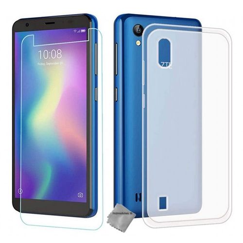 Housse Etui Coque Pochette Silicone Gel Fine Pour Orange Neva Zen + Verre Trempe - Blanc Transparent