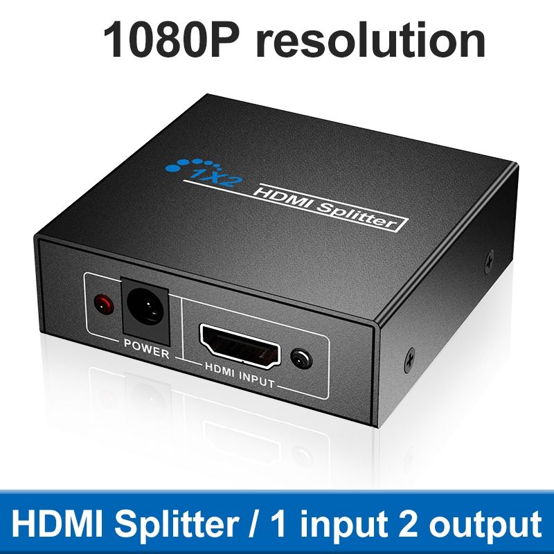 Rpartiteur HDMI 1x2 par 1 Port vers 2 crans HDMI, duplicat... - 3