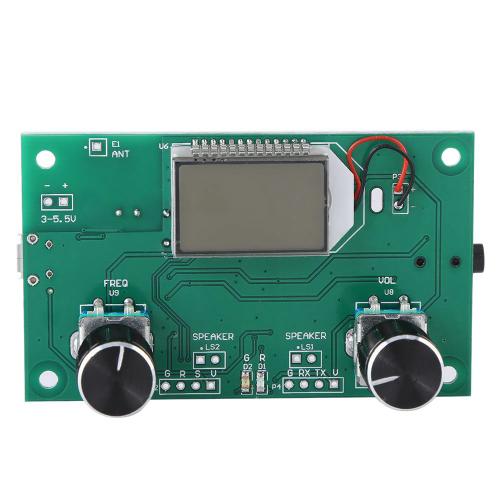 Module récepteur Radio FM 87-108MHz, Modulation de fréquence, carte de réception stéréo avec écran numérique LCD 3-5V DSP PLL