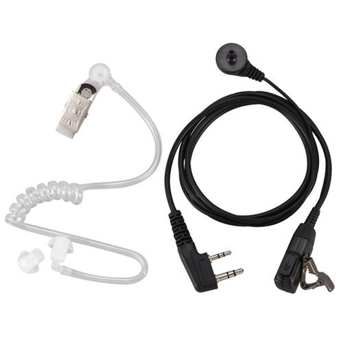 Écouteurs intra-auriculaires avec Tube acoustique discret, 2 broches, pour Kenwood Baofeng UV-5R BF-888S CB Radio, 2 pièces