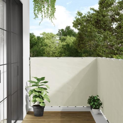 vidaXL Écran d'intimité de jardin blanc 400x120 cm PVC