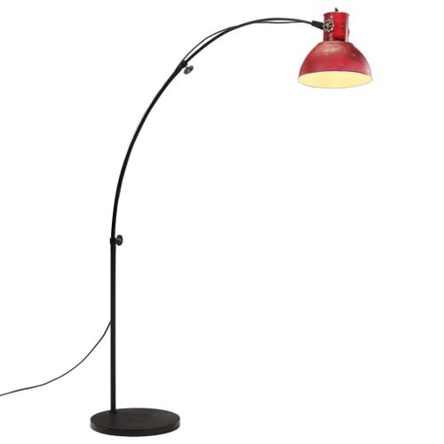 Vidaxl Lampadaire 25 W Rouge Délavé 150 Cm E27