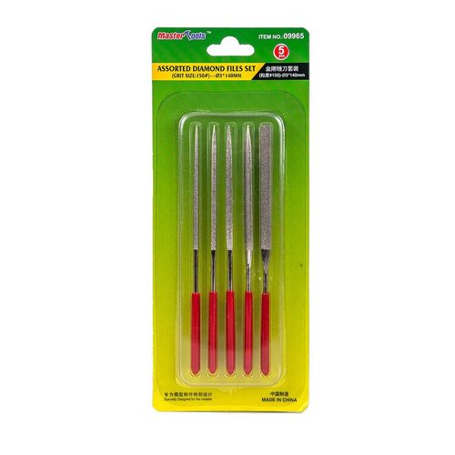 Outillage Pour Maquette : Set De 5 Limes Diamantées-Trumpeter