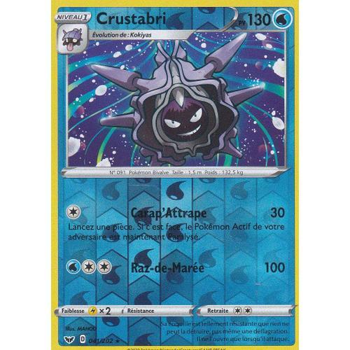 Carte Pokemon - Crustabri - 41/202 - Holo-Reverse - Épée Et Bouclier 1