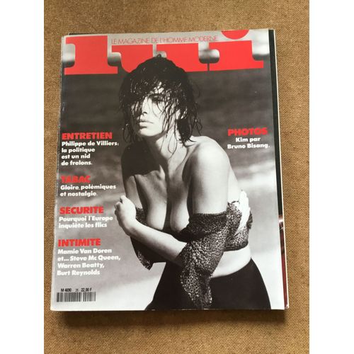 Magazine Lui 25 Kim Par Bruno Bisang Mamie Van Doren Christophe Mourthé