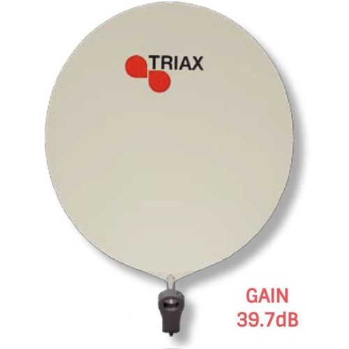 Parabole Fibre TRIAX DAP 610 60CM CRÈME Gain 36db