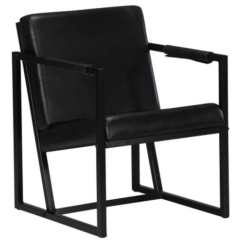 Fauteuil Noir Cuir Véritable