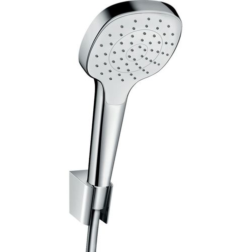 Croma Select E -Ensemble support mural et douchette 1jet avec flexible de douche 160 cm (26412400)