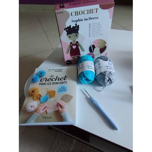 Ensemble Crochet Livre Pelotes Et Kit Poupée