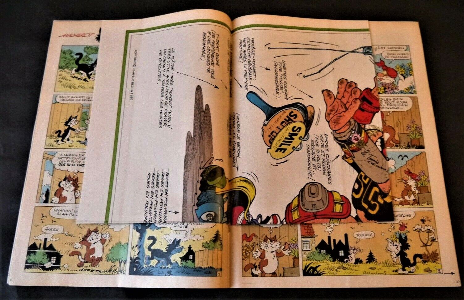 spirou n° 2223 hebdomadaire ## 20 novembre 1980 blue rétro