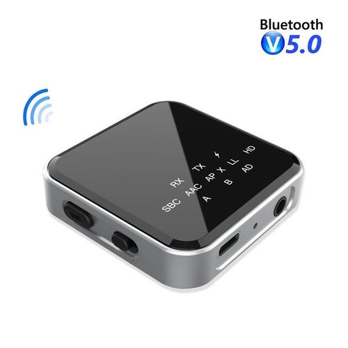 Adaptateur Audio Bluetooth 2 en 1, 3.5Mm, V5.2 RX + TX, 250MAH, avec câble Audio, pour ordinateur et voiture