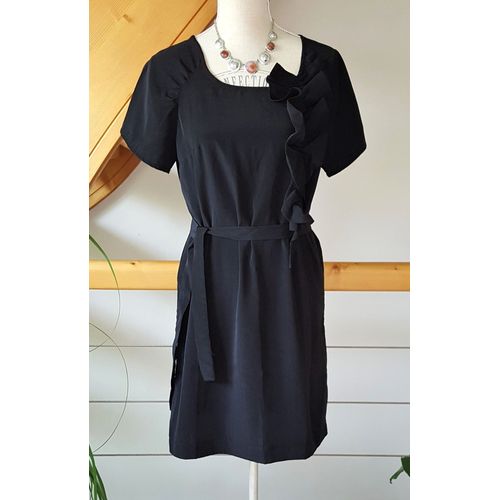 Robe 3 Suisses Collection Taille 40 Noire Polyester Tbe
