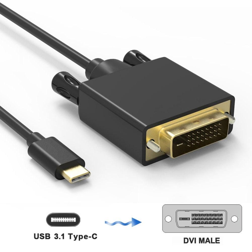 Cble adaptateur USB C vers DVI, Type C vers DVI D 241 vido... - 4