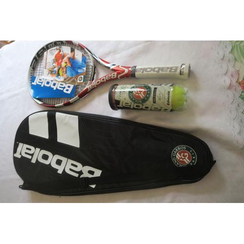 Raquette Babolat Aero Drive French Open  Jr Grip 0 Avec Housse Et Balles