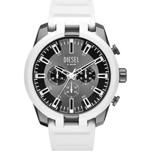 Diesel Watch For Men Split Quartz/Chrono Movement 51mm Case Size With A Silicone Strap Dz4631, Strap