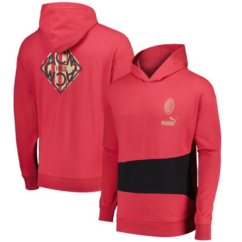 Sweat Capuche Ac Milan Puma Ftblculture+ - Rouge