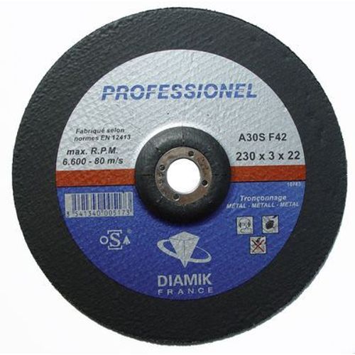 DISQUE TRONCONNER ACIER 230 X 3,2 X 22
