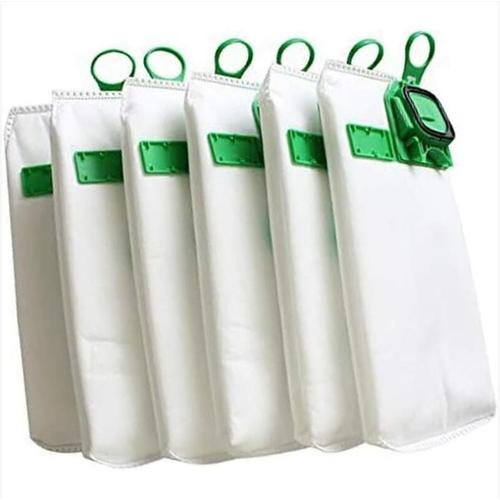 Lot de 6 sacs filtres pour aspirateur Vorwerk VK140, VK150