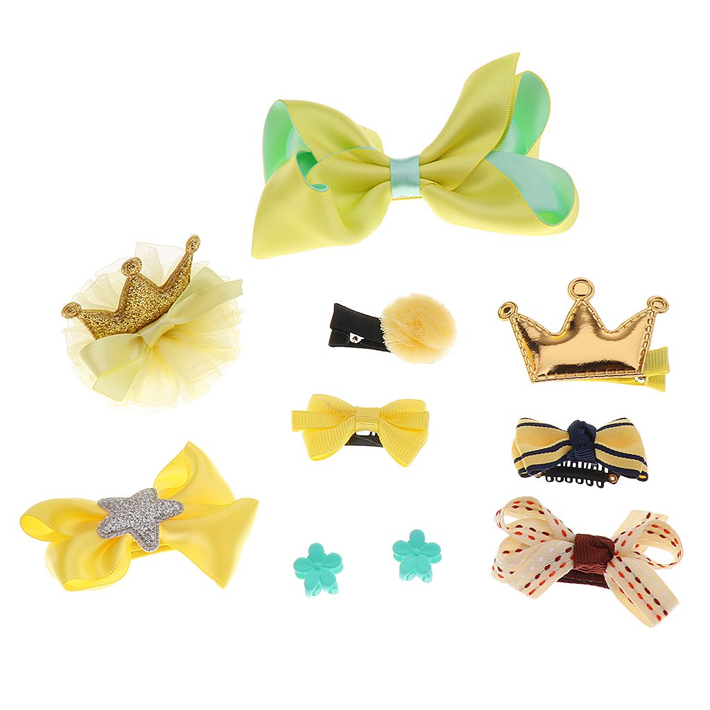 Pince A Cheveux Fille Petite Mignonne Noeud Papillon Pour Les Cheveux De Bebe Enfant Fille Jaune Rakuten