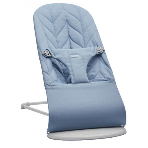 Transat Bébé Bliss Coton Matelassé Pétale Bleu - Babybjörn