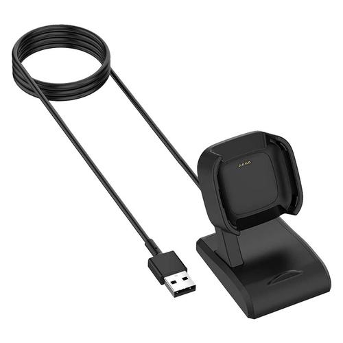 Support De Station De Charge Pour Fitbit Versa 2/Lite, Compatible Avec Montre Intelligente, Câble Usb