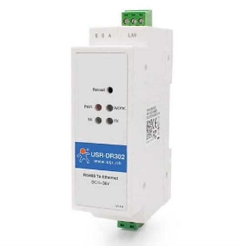 Module de serveur IP USR-DR302 Din Rail série RS485 vers Ethernet, convertisseur Ethernet Modbus RTU vers Modbus, unité TCP