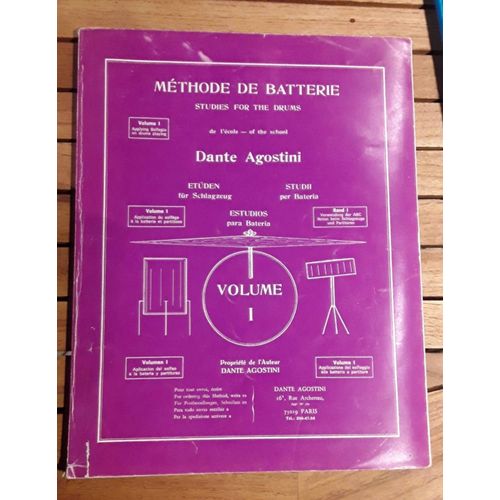 Méthode De Batterie Agostini Vol 1