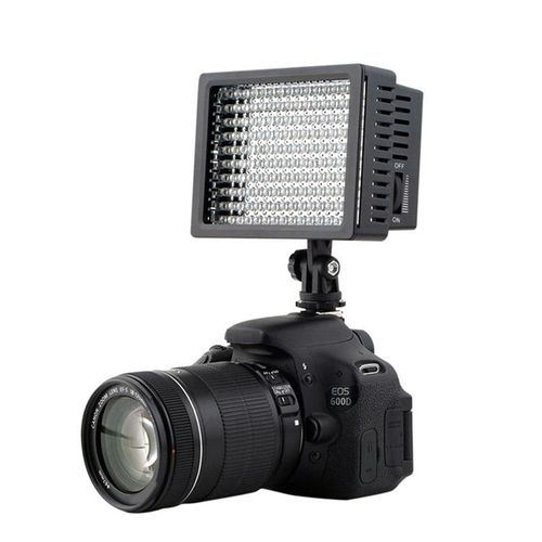 Lampe de photographie Portable à LD-160 LED, 160 K, 16 niveaux de gradation, pour appareil photo, 5600