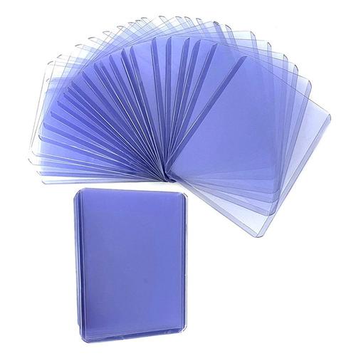 Porte-Cartes De Sport De Basket-Ball, 125 Pièces, Manches Transparentes, Pour Collectionner, Commerce, Plastique Rigide 35pt