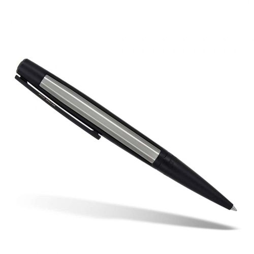 Stylo A Bille Dupont Défi Chrome Et Noir Mat