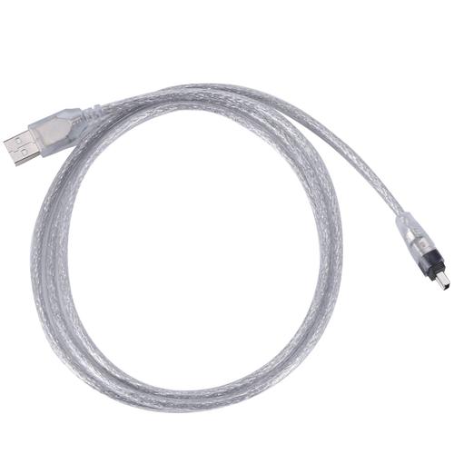 Câble adaptateur USB vers IEEE 1.5, 1394 M, 4 broches Firewire DV, convertisseur pour appareil photo PC