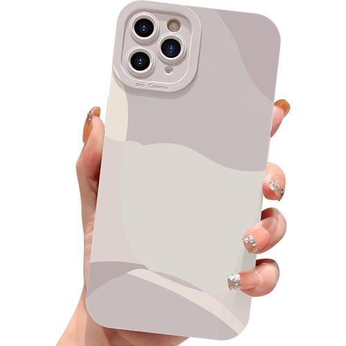 Coque Iphone 11 Pro Mignon Aesthetic Art Peint Lens Protection De Téléphone Pour Les Cute Femmes Filles Coque Ultra Mince Tpu Case For Iphone 11 Pro 5,8 Pouces-Blanc