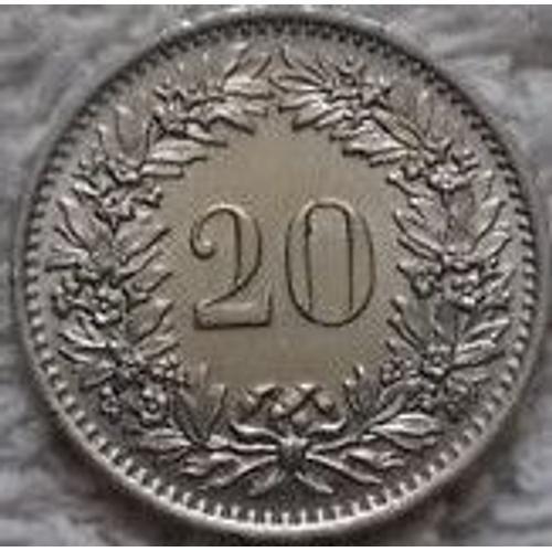 20 Centimes Suisse 1994