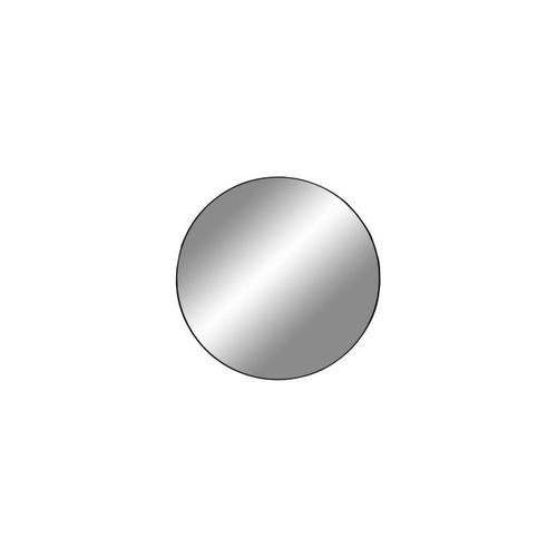 Miroir avec Cadre Jersey, Argent, 60x60x0,5 cm