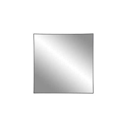 Miroir avec Cadre Jersey, Argent, 60x60x0,5 cm