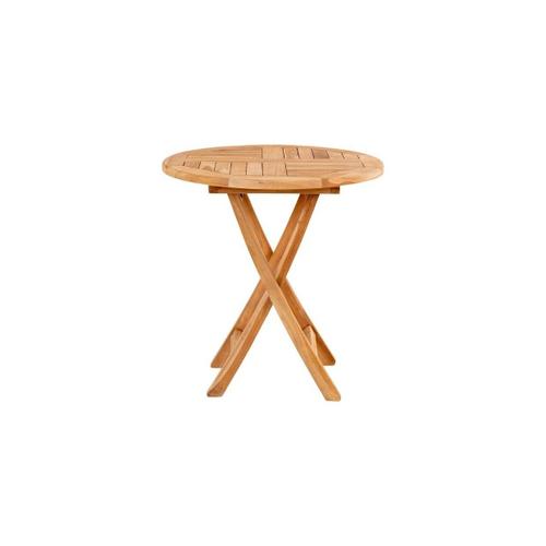 Table De Jardin Oviedo, Marron, 70x70x75 Cm